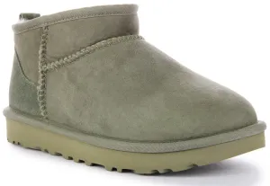 Ugg Australia Classic Ultra Mini In Green For Women