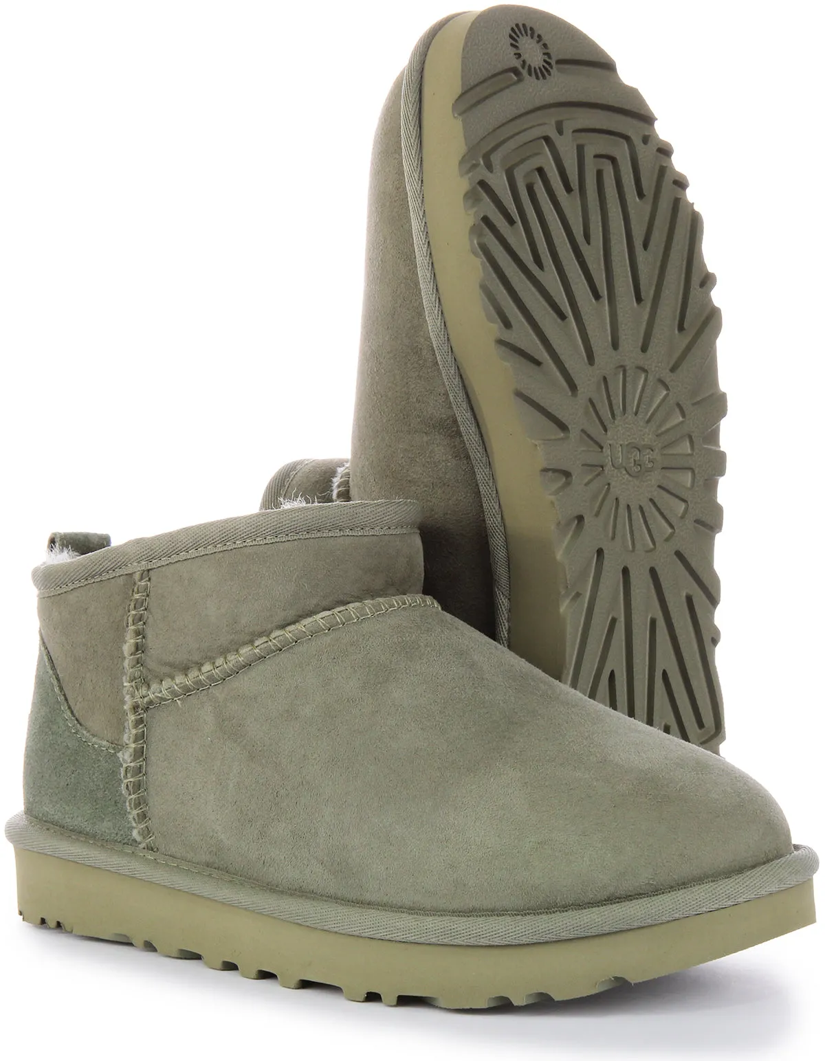 Ugg Australia Classic Ultra Mini In Green For Women