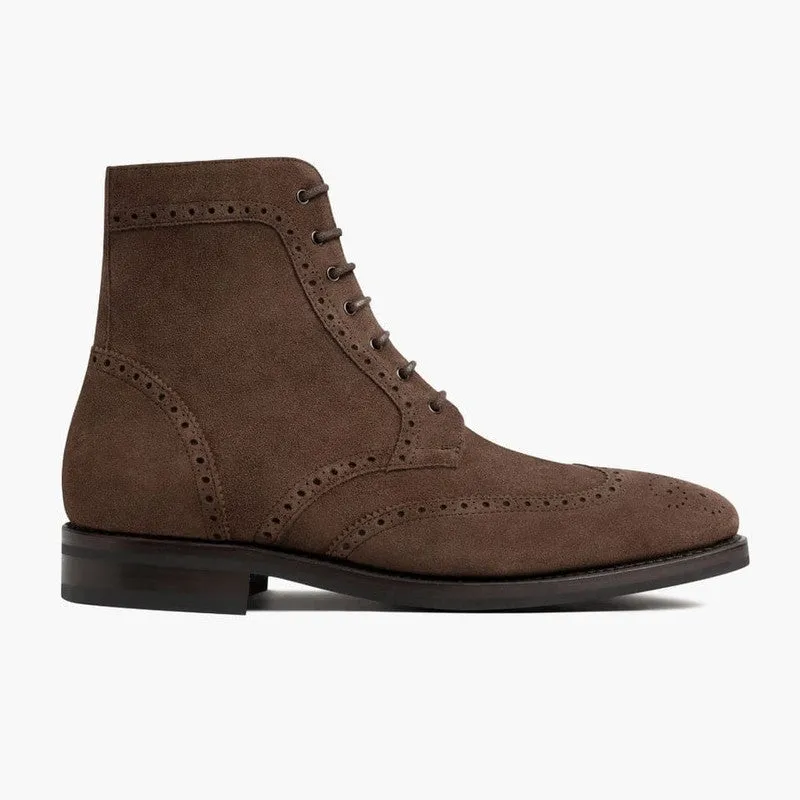 Vanguard Chocolate Suede Boots