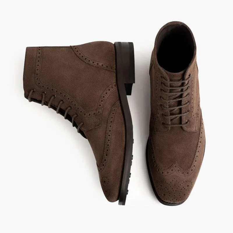 Vanguard Chocolate Suede Boots