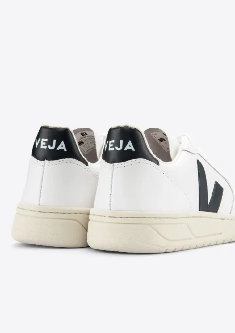 Veja V-10 Leather Extra White Black