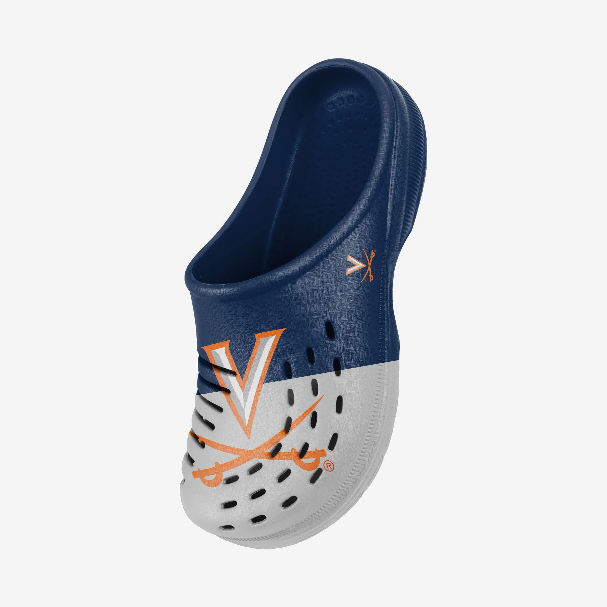 Virginia Cavaliers Colorblock Big Logo Clog