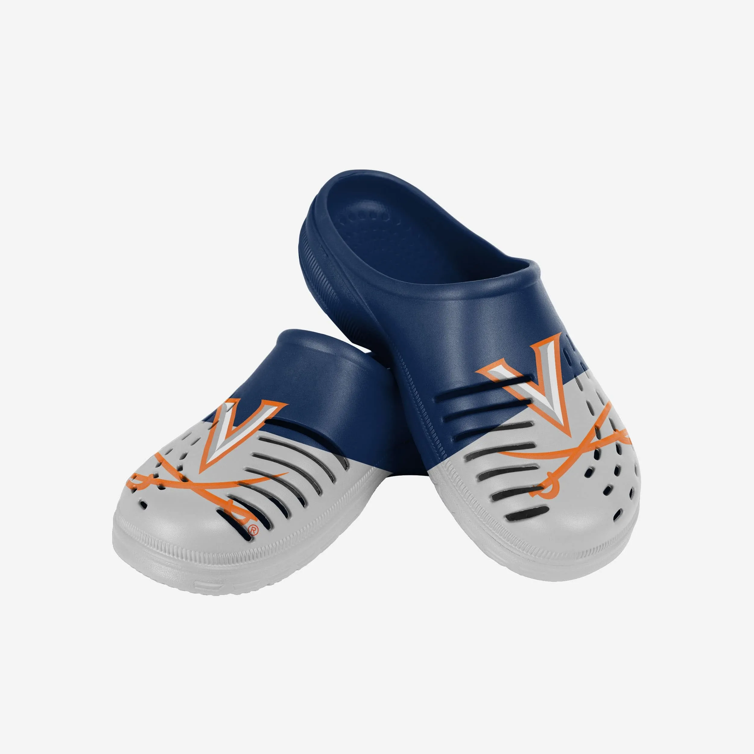 Virginia Cavaliers Colorblock Big Logo Clog