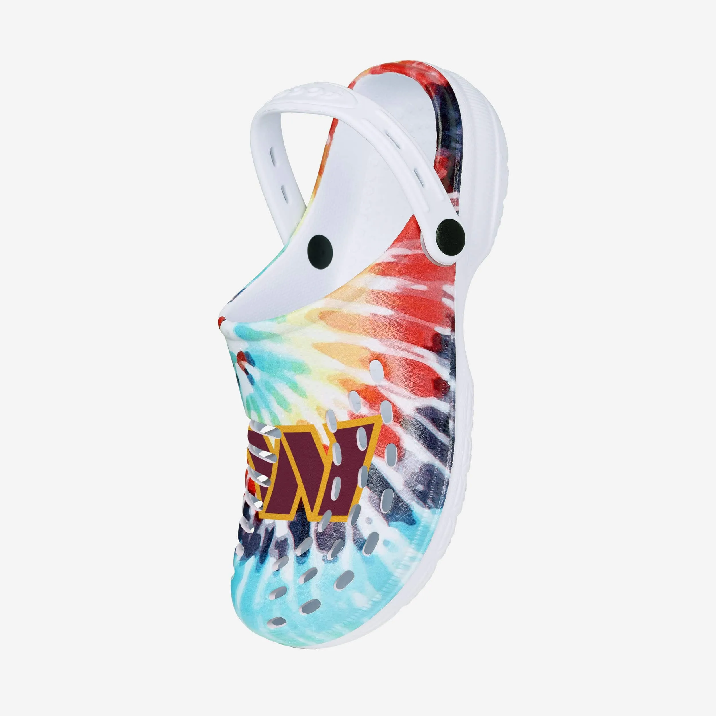 Washington Commanders Womens Tie-Dye Clog With Strap