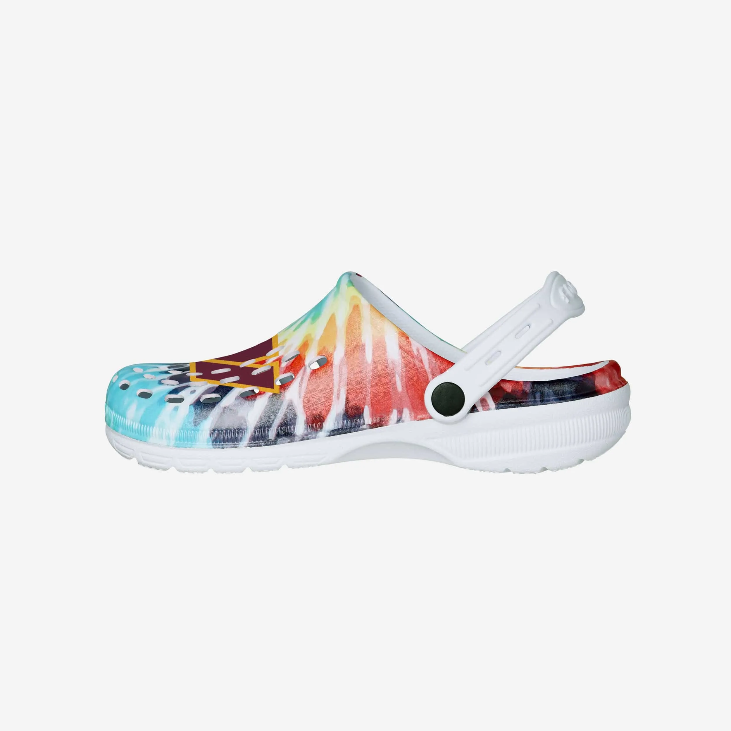 Washington Commanders Womens Tie-Dye Clog With Strap
