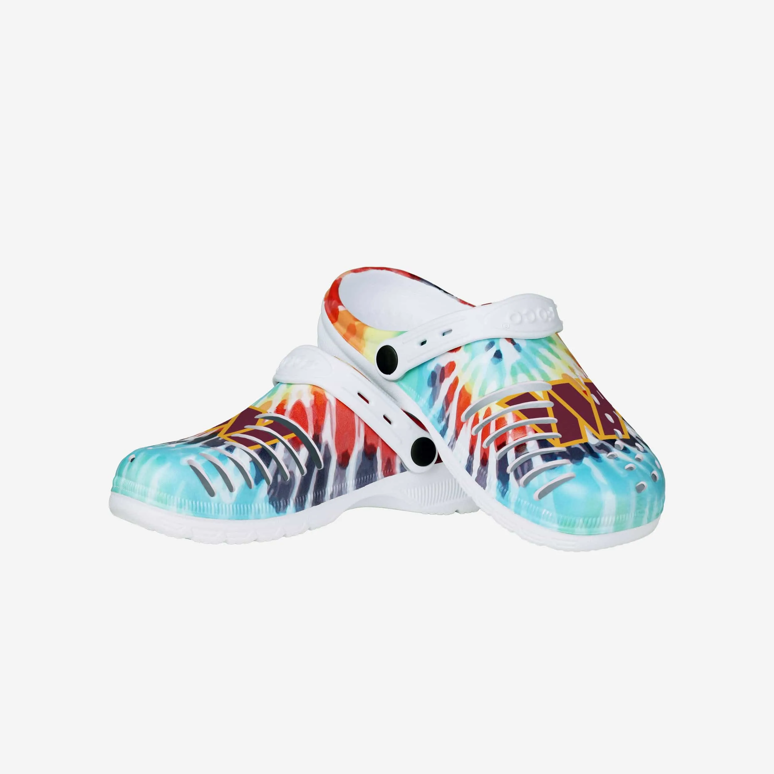 Washington Commanders Womens Tie-Dye Clog With Strap