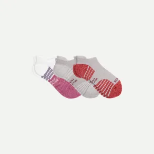 Women's Ankle Essentials: 3-Pack Mid-Weight Comfort Socks