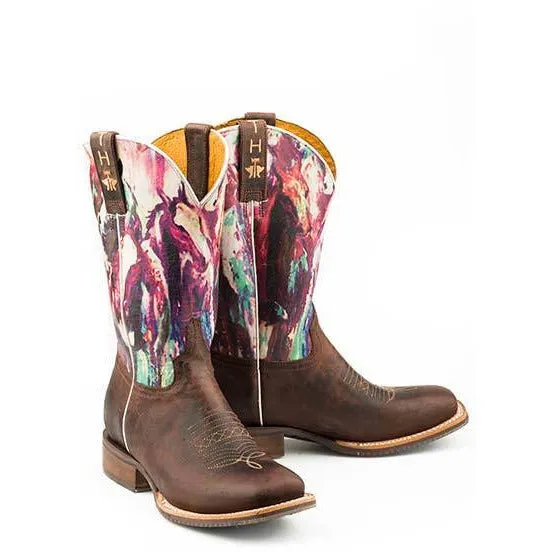 Women's Tin Haul Highbrow Horses Boots With True Love Sole Handcrafted